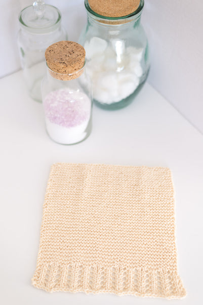 Along the Edge Spa Cloth Knitting Pattern