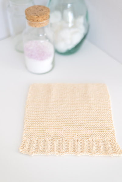 Along the Edge Spa Cloth Knitting Pattern