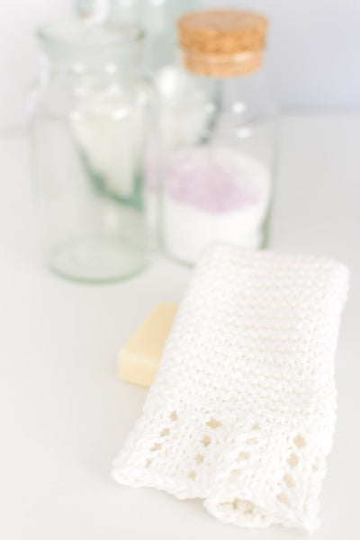 Along the Edge Spa Cloth Knitting Pattern