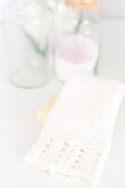 Along the Edge Spa Cloth Knitting Pattern