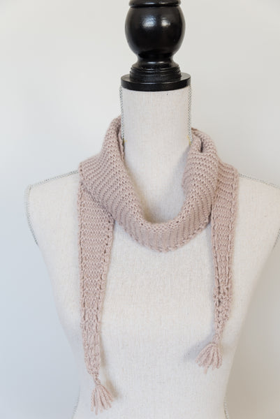Eyelet Edged Scarf Knitting Pattern