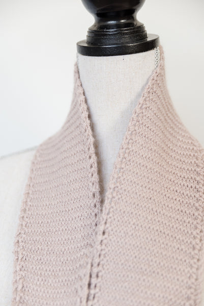 Eyelet Edged Scarf Knitting Pattern