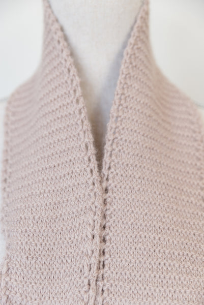 Eyelet Edged Scarf Knitting Pattern