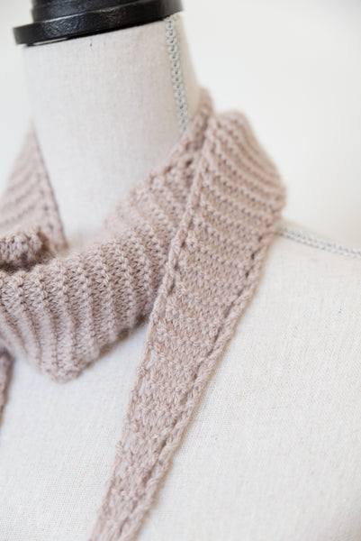 Eyelet Edged Scarf Knitting Pattern