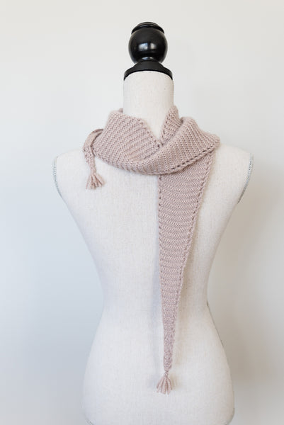 Eyelet Edged Scarf Knitting Pattern
