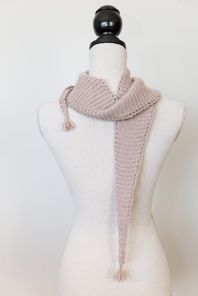 Eyelet Edged Scarf Knitting Pattern