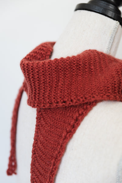 Eyelet Edged Scarf Knitting Pattern