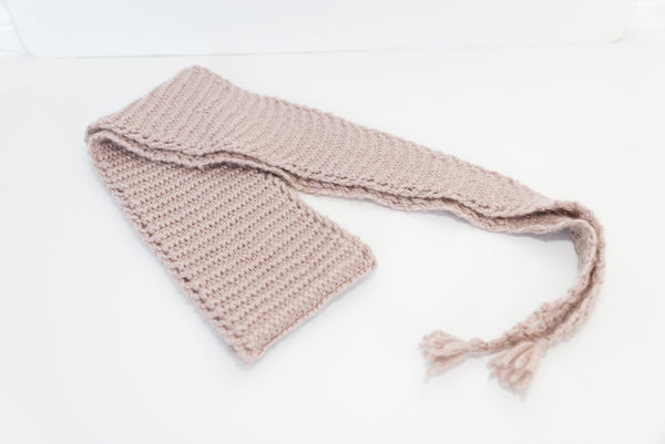 Eyelet Edged Scarf Knitting Pattern
