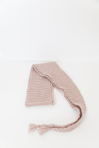 Eyelet Edged Scarf Knitting Pattern