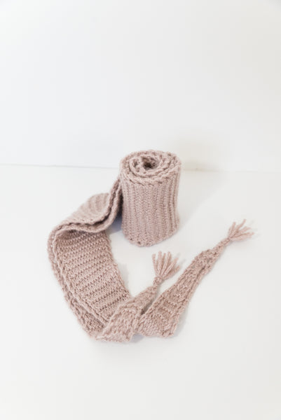 Eyelet Edged Scarf Knitting Pattern