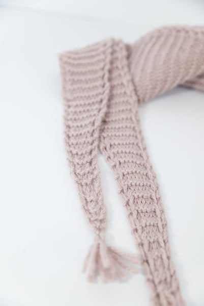 Eyelet Edged Scarf Knitting Pattern