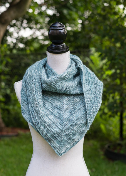 Textured Pyramid  Shawl Pattern
