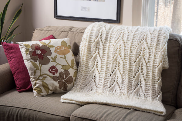 knitted blanket and throws pattern