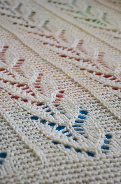 chunky knitted blanket