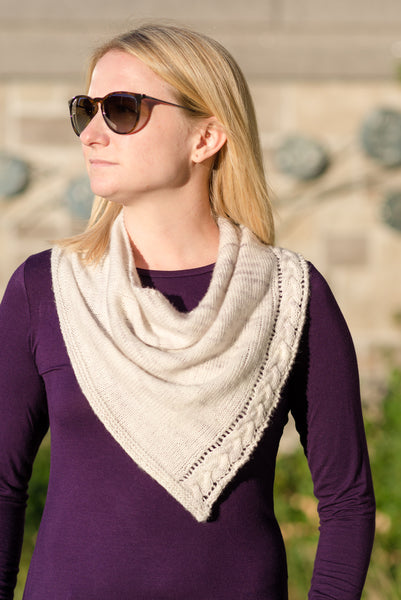 Handknit Cowl on model