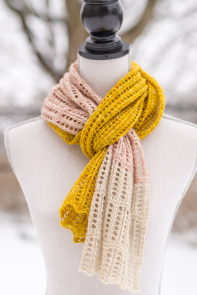 Edging Scarf Knitting Pattern