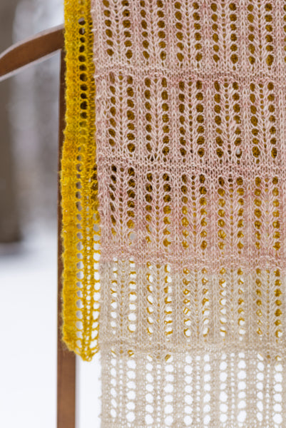 Edging Scarf Knitting Pattern