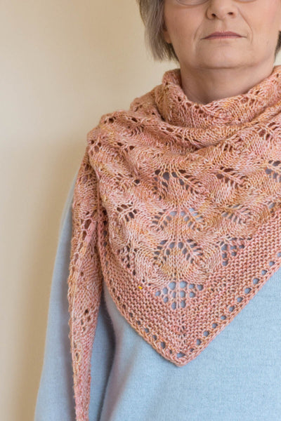 Faded Rose Shawl Pattern