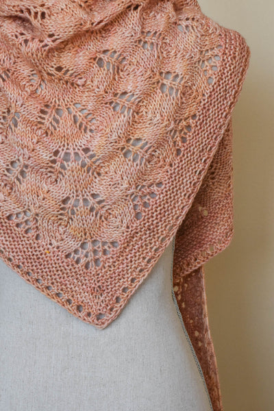 Faded Rose Shawl Pattern