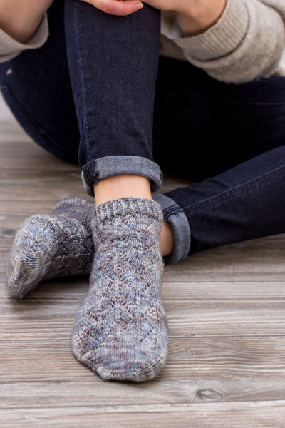 Ankle Sock Pattern with Lace on Top