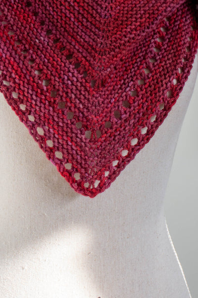Garnet Eyelets Shawl Pattern