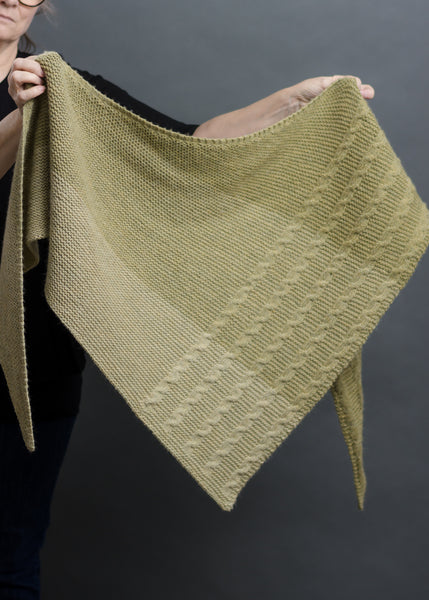 Garter & Cables Shawl Pattern