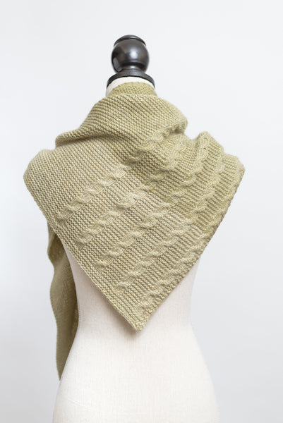 Garter & Cables Shawl Pattern