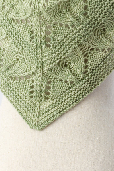 knitted shawl patterns triangle