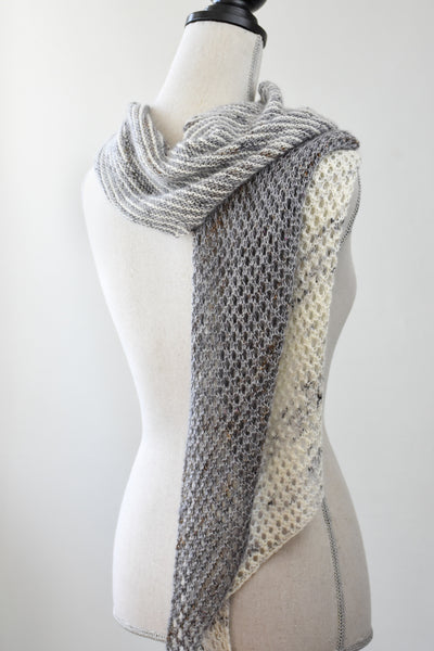 handknit lace scarf pattern
