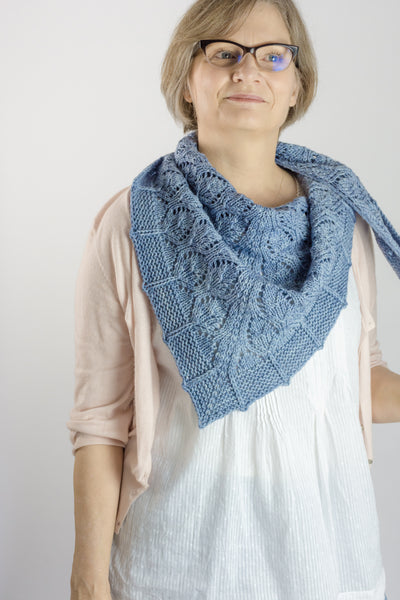 knitted shawl pattern