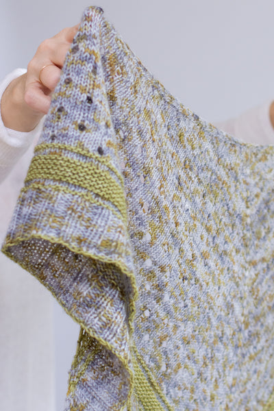 close up handknitting