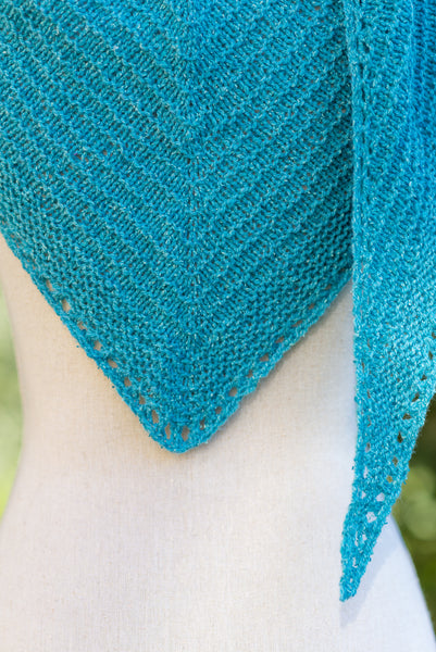 Detail Shoot of Triangle Shawl