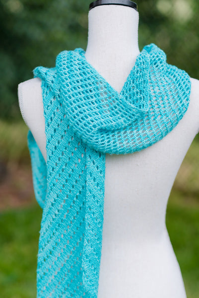 lace scarf knitting