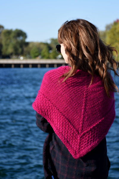 easy triangle shawl