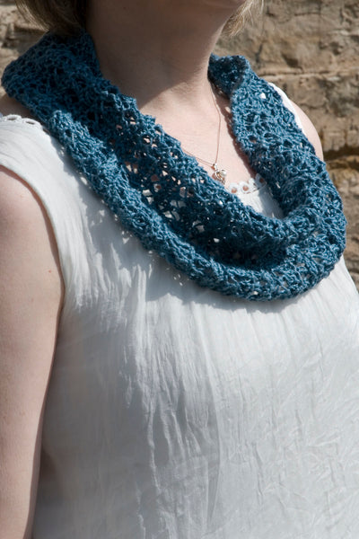 Lace Linen Cowl