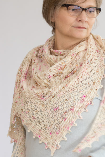 triangle shawl pattern