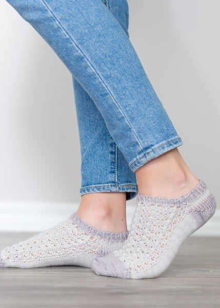 hand knit ankle sock