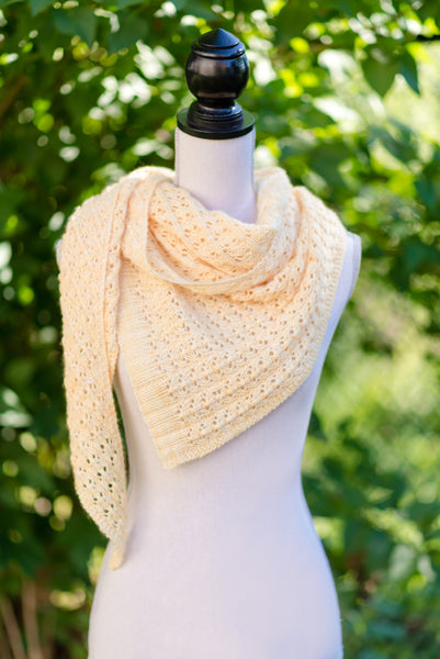 Vertical Sunshine Shawl Pattern