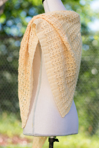 Vertical Sunshine Shawl Pattern