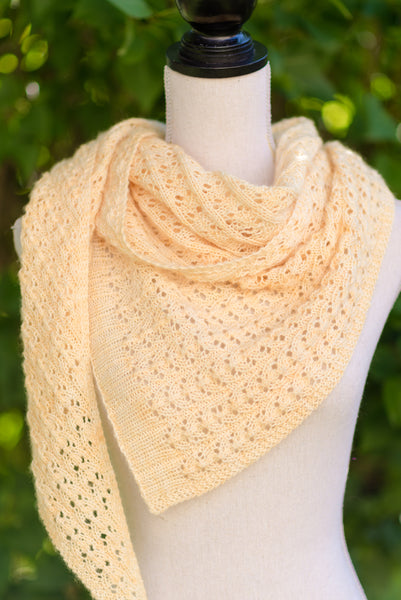 Vertical Sunshine Shawl Pattern