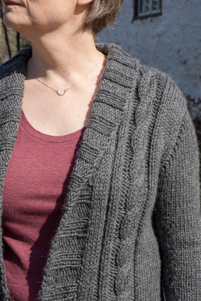 Handknit Cabled Sweater