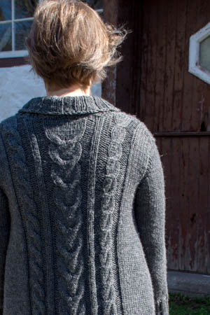 Hand Knit Cabled Cardigan