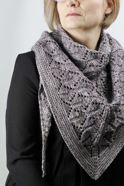knitted shawl pattern