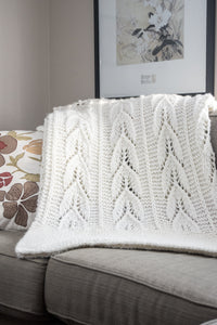 chunky knit blanket pattern