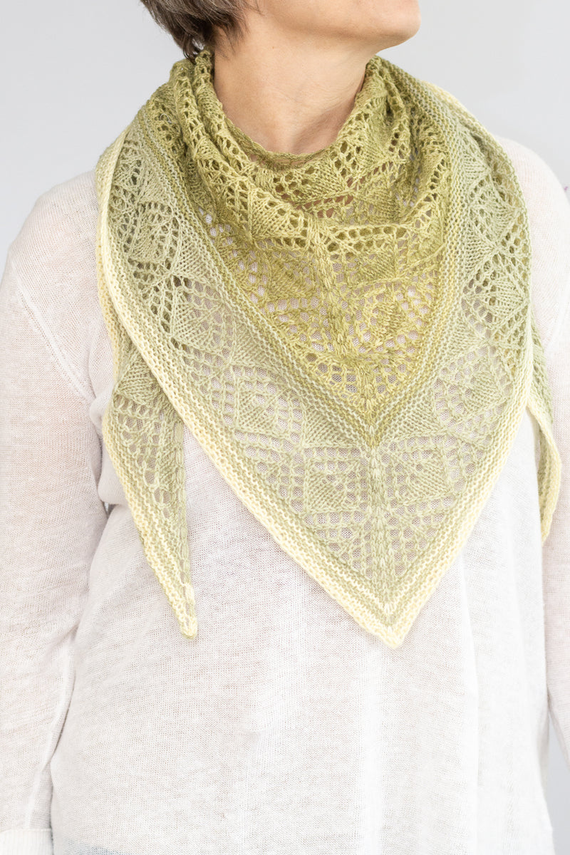 Diamond Fade Shawlette Knitting Pattern – Kelene Kinnersly Designs