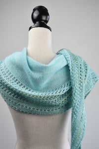 crescent shaped shawl