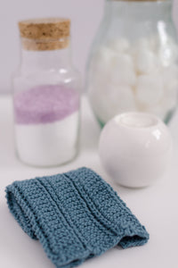 hand knit dishcloth 