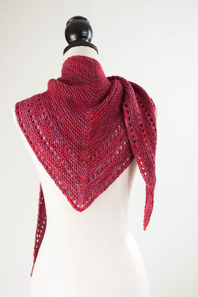 Easy  knitted shawl pattern 