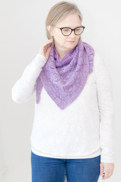 When the Lilacs Bloom Shawl Pattern