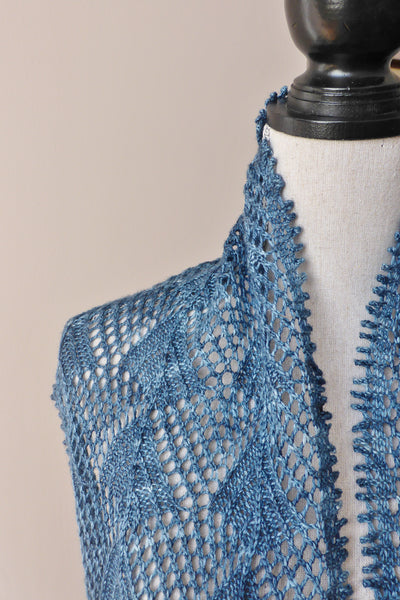 knitted lace infinity cowl